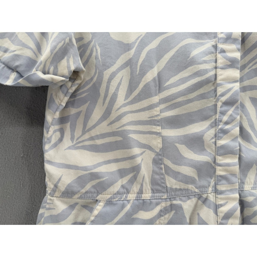 Billabong Heads‎ Up Romper Womens L Blue Resort Coastal Vacation Utility Safari - Picture 3 of 14